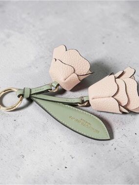 BCBGeneration 3D Flower Bag Charm NWT